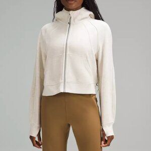 Lululemon Scuba Oversized Full-Zip Hoodie Heathered Bone | M/L